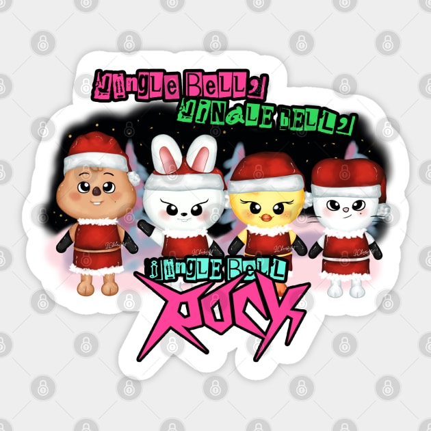 Jingle Bell ROCK - SKZOO Sticker by LChiaraArt